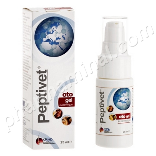 PEPTIVET OTO GEL               	fl/25 ml  	sol ext